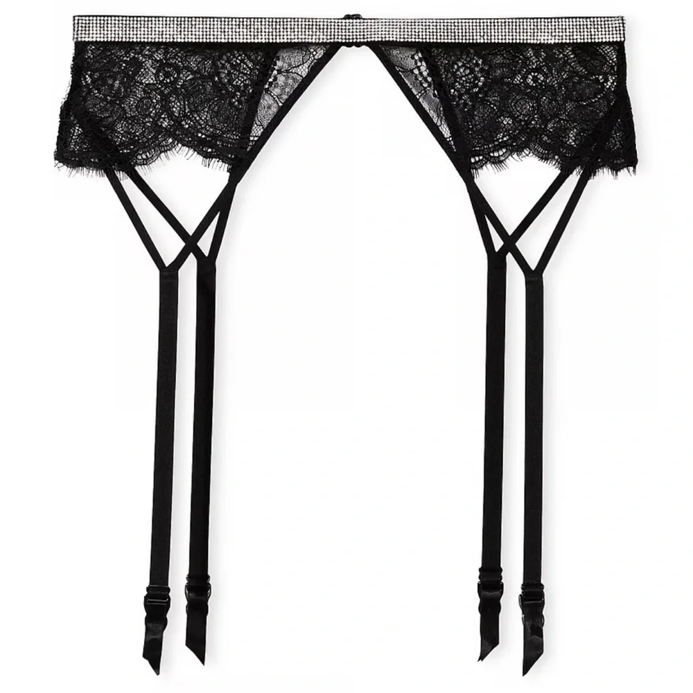 Victoria’s Secret Very Sexy Shine Strap Garter Belt M/L